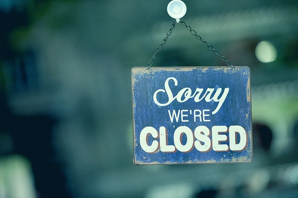 closed sign